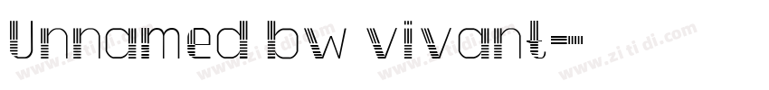Unnamed bw vivant字体转换